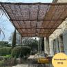 Toile coco sur pergola