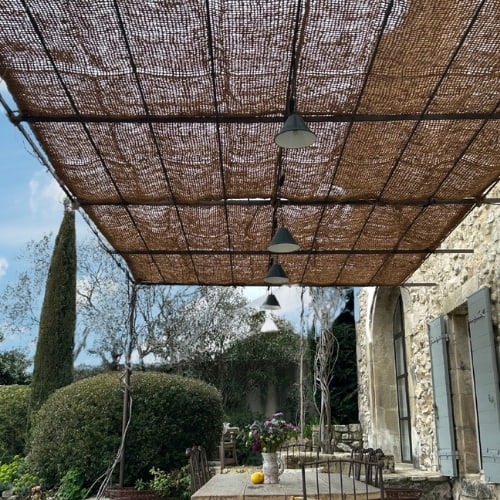 Toile pergola coco avec renforts